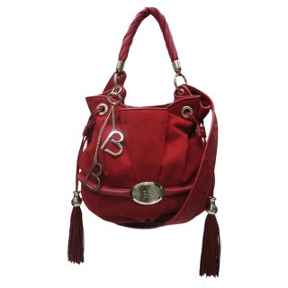 Sac Lancel Pas Cher Brigitte Bardot Alcantara Rouge